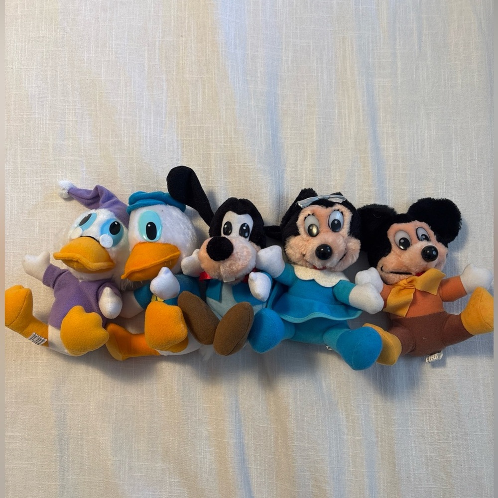 Vintage 1984 Disney Christmas Carol Plushies